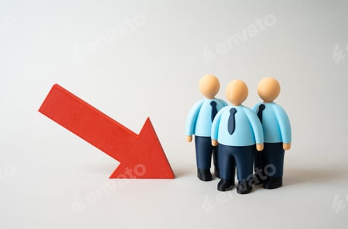 Preview: Business downsizing. A smaller candidate pool and low unemployment. Reduction in staff