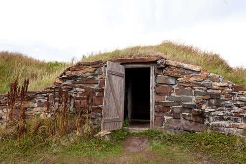 Preview: Open door root cellar Elliston Newfoundland Canada