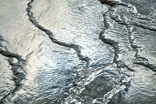 Preview: Abstract blurred background made of water surface.