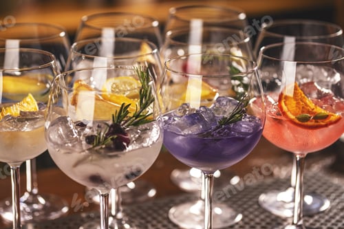 Preview: Gin tonic cocktails