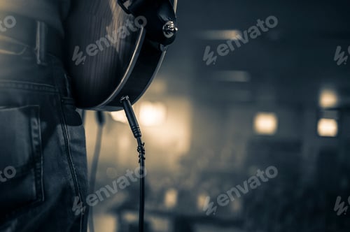 Preview: guitarist during live concert