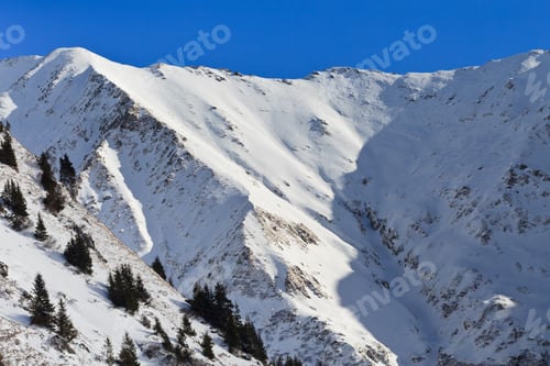 winter mountain landscape
