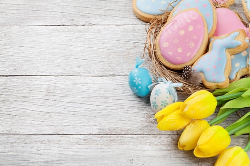 Preview: Easter gingerbread cookies and eggs