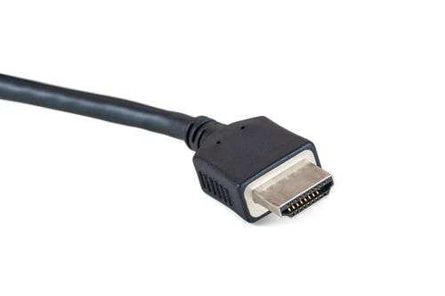 Preview: HDMI cable isolated on white background