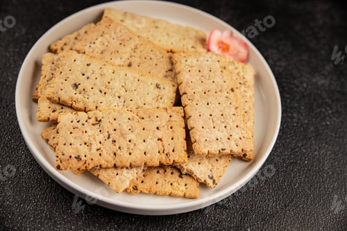 Preview: cracker whole grain healthy food durum wheat cookies tasty snack fresh gourmet food