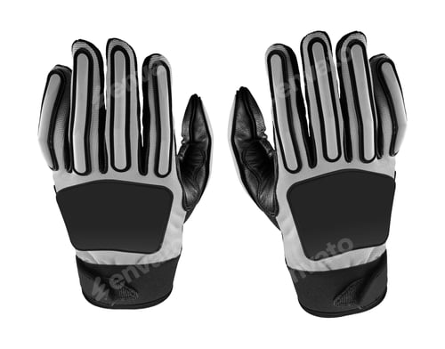 Preview: bicycle gloves Isolated on a white