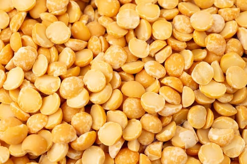 Preview: orange dried peas with visible details. background or textura