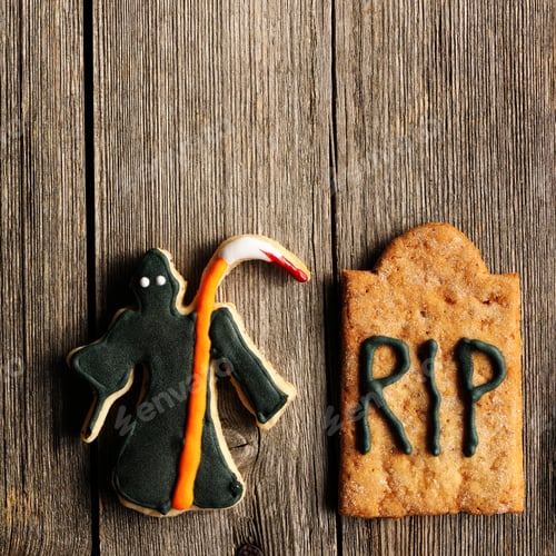 Preview: Halloween homemade gingerbread cookies