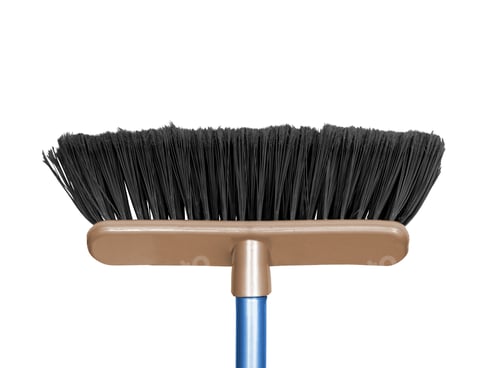 Preview: plastic broom isolated