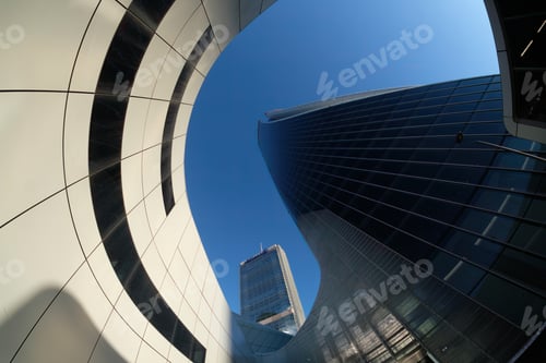 Preview: Citylife, modern park in Milan, Italy