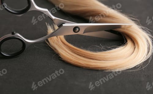 Preview: Scissors and hair