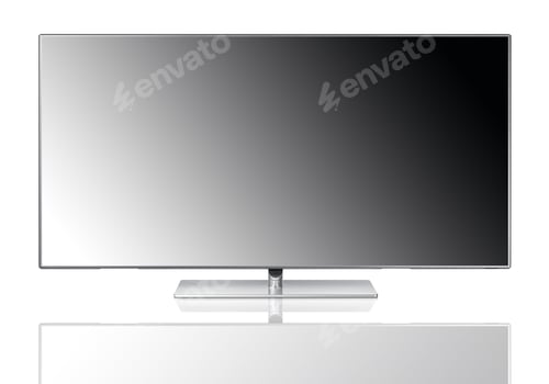 Preview: Monitor on white background