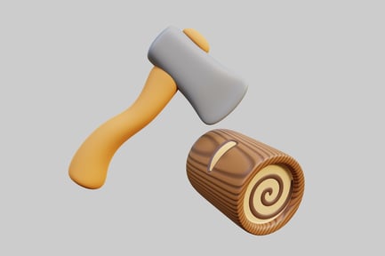 Aperçu: Accessoire en bois avec marteau intégré