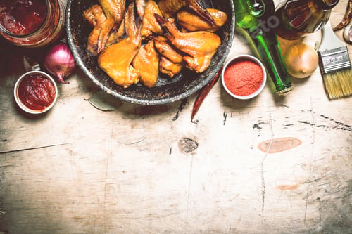 Preview: Smoked chicken wings with beer