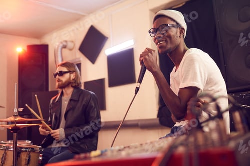 Preview: Music Band Enjoying Rehearsal