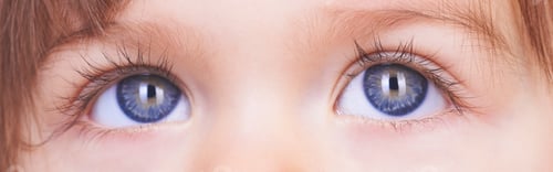 Preview: Close up of baby girl?s blue eyes