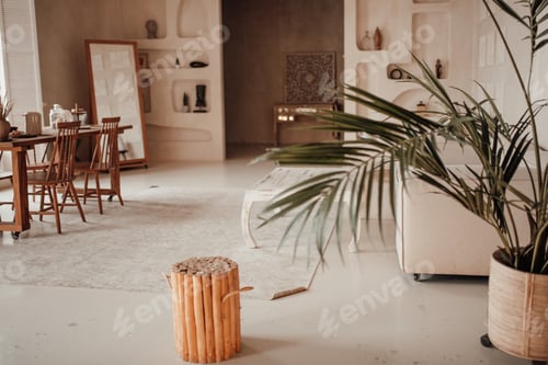 Preview: Stylish and Bright Living Space with Plants