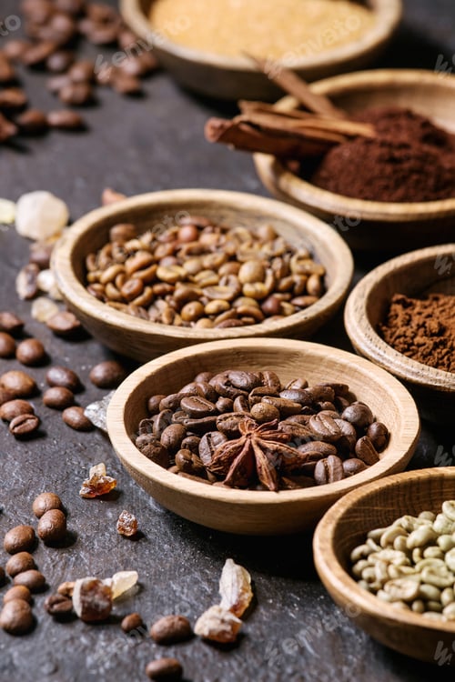 Preview: Variety of coffee beans