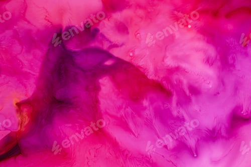 Preview: Abstract flow of liquid paints in mix