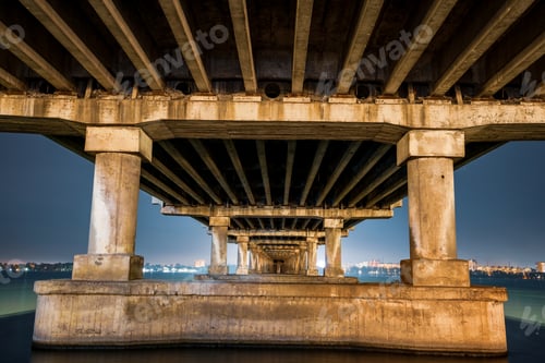 Preview: View of a big powerful bridge