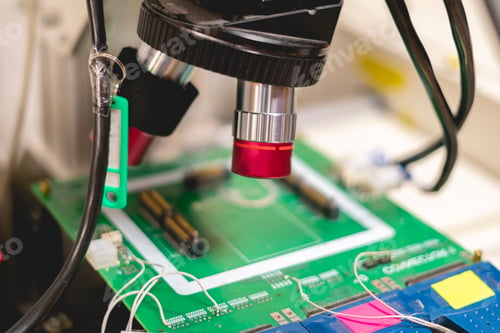 Preview: scientific nano microscope or magnifyer close up b