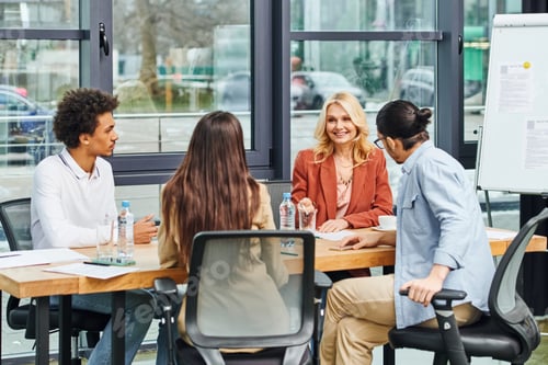 Preview: Creative Team Brainstorming in Modern Office