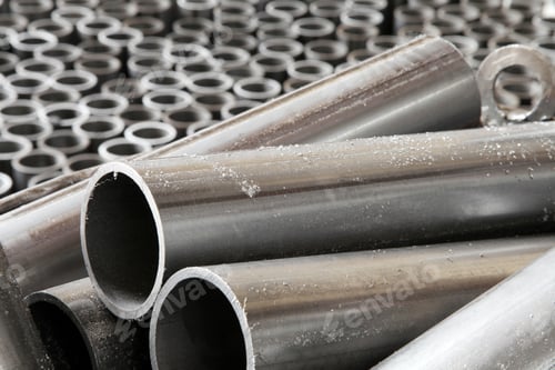 Preview: Group of Metal Tubes