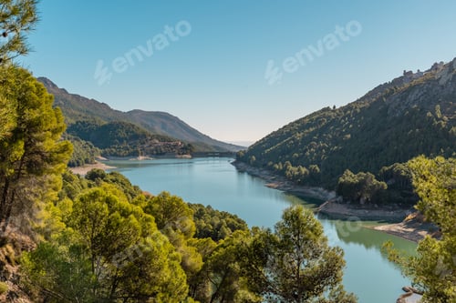 Preview: Beautiful Guadalest reservoir in Alicante, Spain