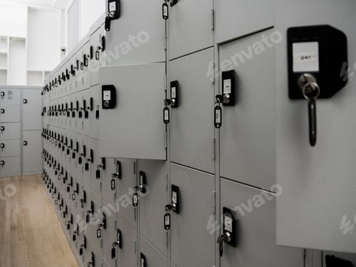 Preview: Lockers are open or locked