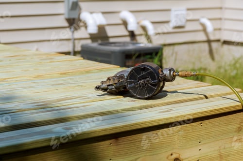 Preview: New deck patio with modern wooden deck