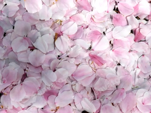 Preview: Pink Flower Petals - Close Up Photograph Of Pink Flower Petals Covering The Pavement After A Windy
