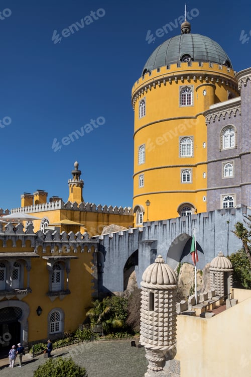 Preview: Pena National Palace at Sintra near Lisbon in Portugal