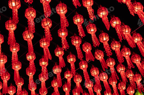 Preview: Colorful Lantern Ceiling at Night Festival