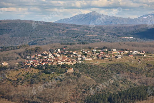 Preview: Rural village of Miranda del Castanar. Salamanca, Spain