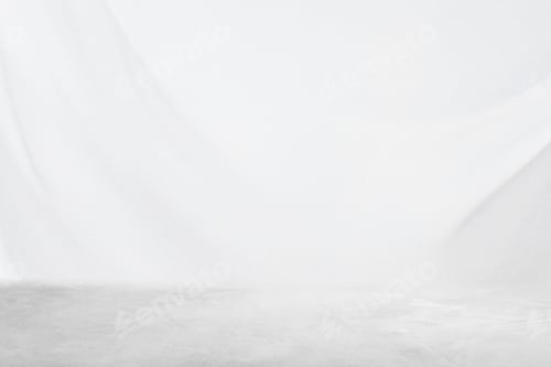 Preview: Plain white product background with a concrete floor