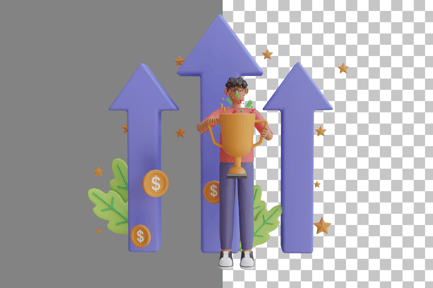 Preview: Business Success 3D Illustration