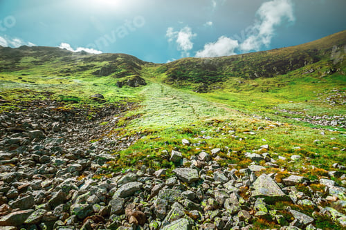 Preview: Mountain landscape in summer