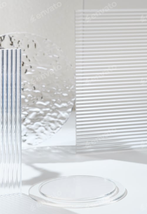 Preview: Transparency pedestal product display white background