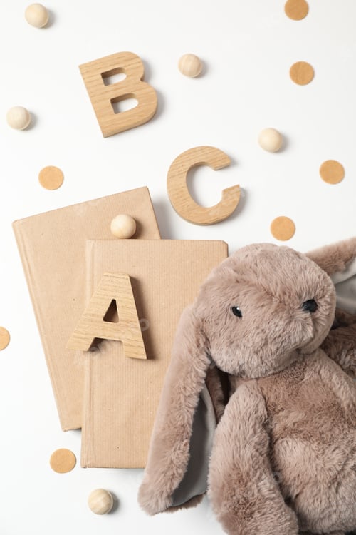 Preview: Book for baby, concept of literature for children and baby