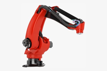 Articulated Industrial Robot Arm