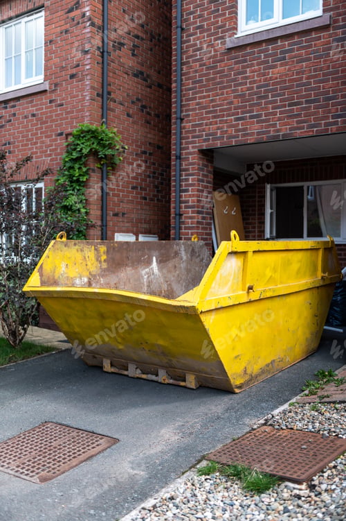 Preview: Big Yellow rubbish skip