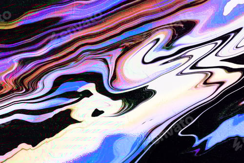 Preview: flVibrant colorful fluid art background