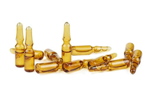 Preview: Brown glass ampule with liquid