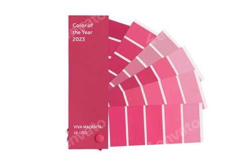 #7424 Pink color pallet isolated on a transparent background