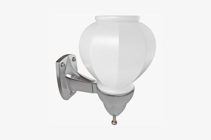 Preview: Wall-mounted luminaire with circular shade and pendant element