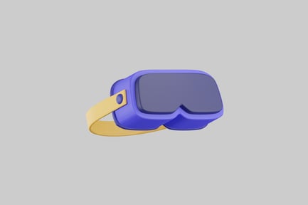Preview: Vr headset - purple and tan