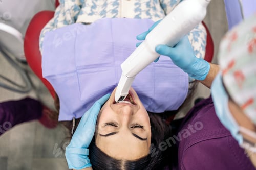 Preview: Young Woman in Dental Clinic