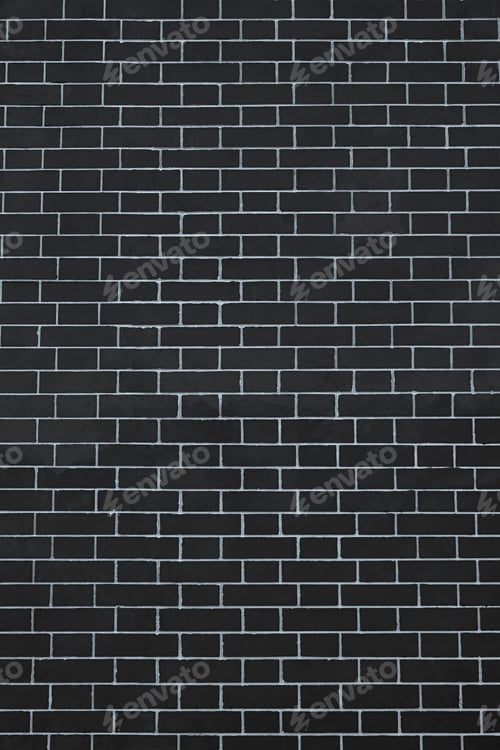 Preview: Abstract Texture Of A New Brick Wall Dark Black And Silvery Color For Backgrounds And For Wallpaper