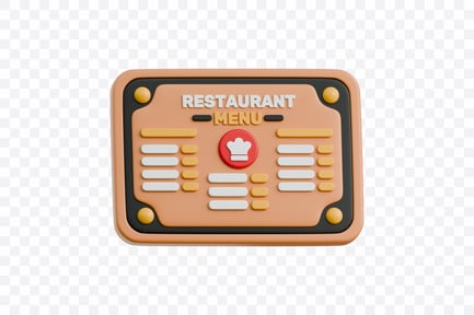 Aperçu: Tableau des menus du restaurant