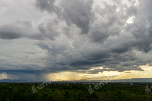 Preview: thunder storm sky Rain clouds